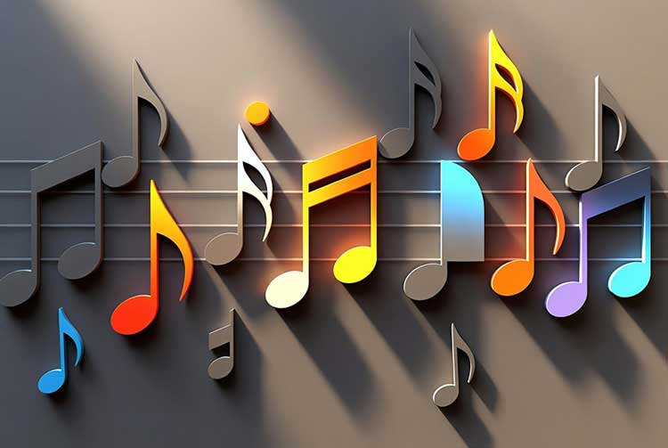 نت های موسیقی