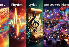 فرق ملودی با آهنگ، ریتم و شعر (و ملودی و کرومی چیست)